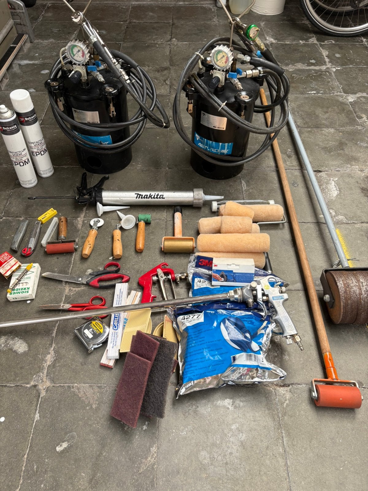 à pression professionnel en EPDM avec beaucoup de mat, Enlèvement, Comme neuf