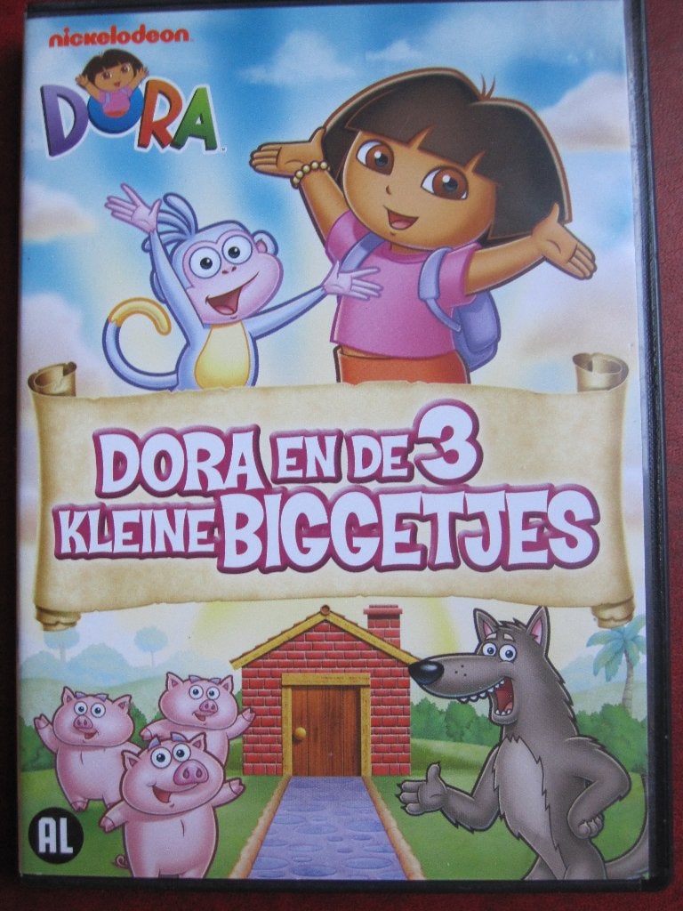Dora et les 3 petits cochons, Enlèvement ou Envoi, Dessin animé, Tous les âges, Américain