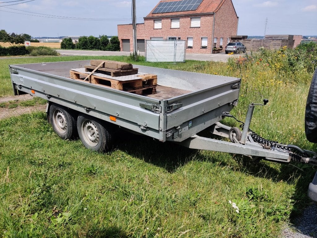 Tandem aanhangwagen plateauwagen Hapert 2700kg, Auto diversen, Ophalen, Gebruikt
