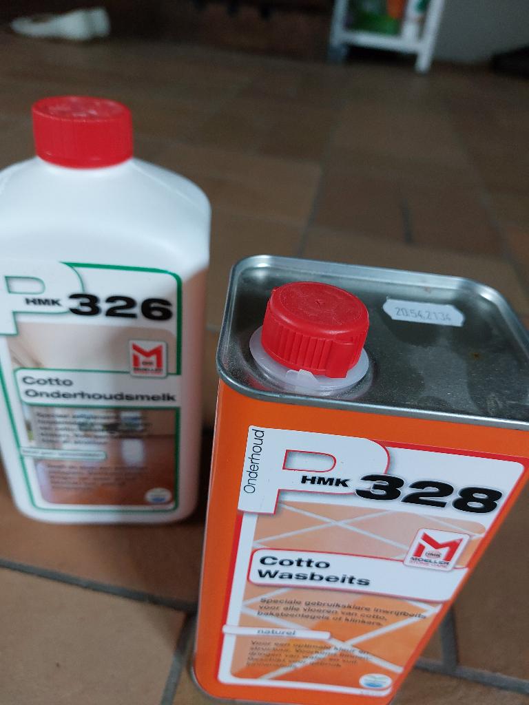 producten vloeronderhoud terra cotta, Ophalen, Nieuw