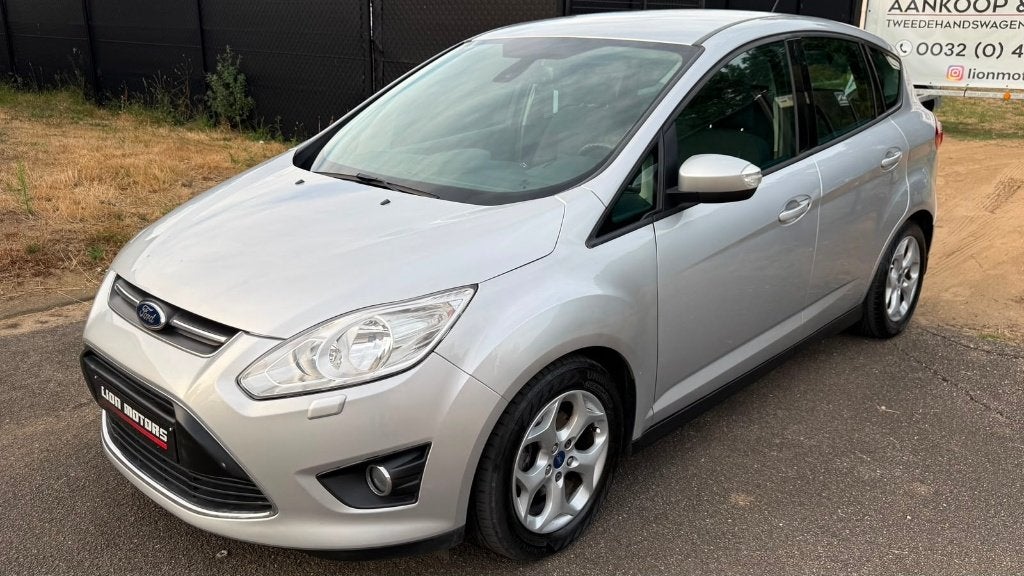 Ford C Max 1.6 Tdci | Titanium - Elektrische Koffer | Navi |, Auto's, Voorwielaandrijving, Stof, Zwart, 4 cilinders