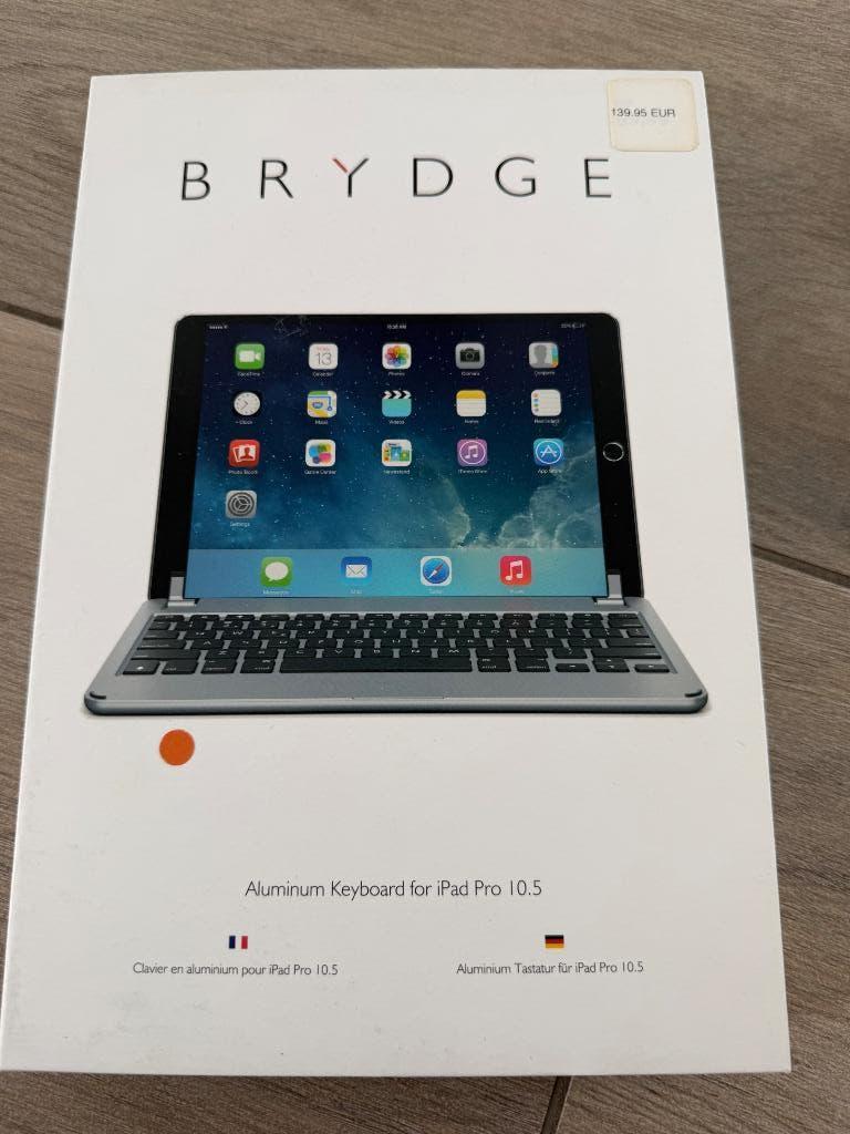 Brydge 10.5 Aluminium Toetsenbord iPad Pro/Air – AZERTY, Computers en Software, Toetsenborden, Ophalen, Brydge, Draadloos, Nieuw