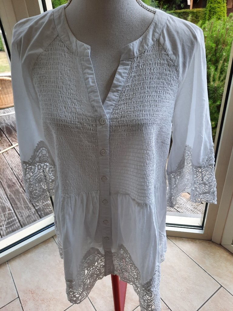 Toffe blouse BPC Collection - 40, Maat 38/40 (M), Verzenden, Wit, Zo goed als nieuw