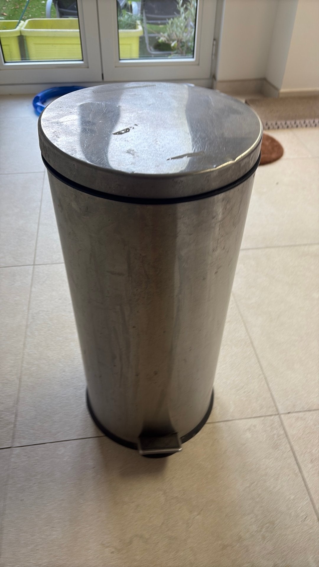 Vuilbak - vuilnisbak, Huis en Inrichting, Ophalen, Gebruikt, Inox