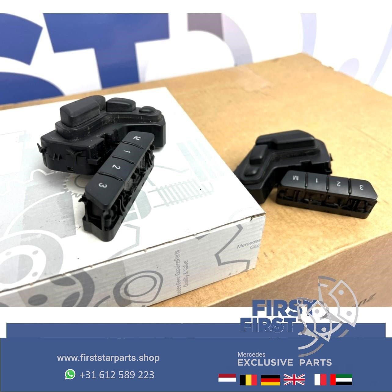 W176 W117 W156 45 AMG ELEKTRISCHE STOEL BEDIENING KNOPPEN ME, Gebruikt, -, Ophalen of Verzenden, -