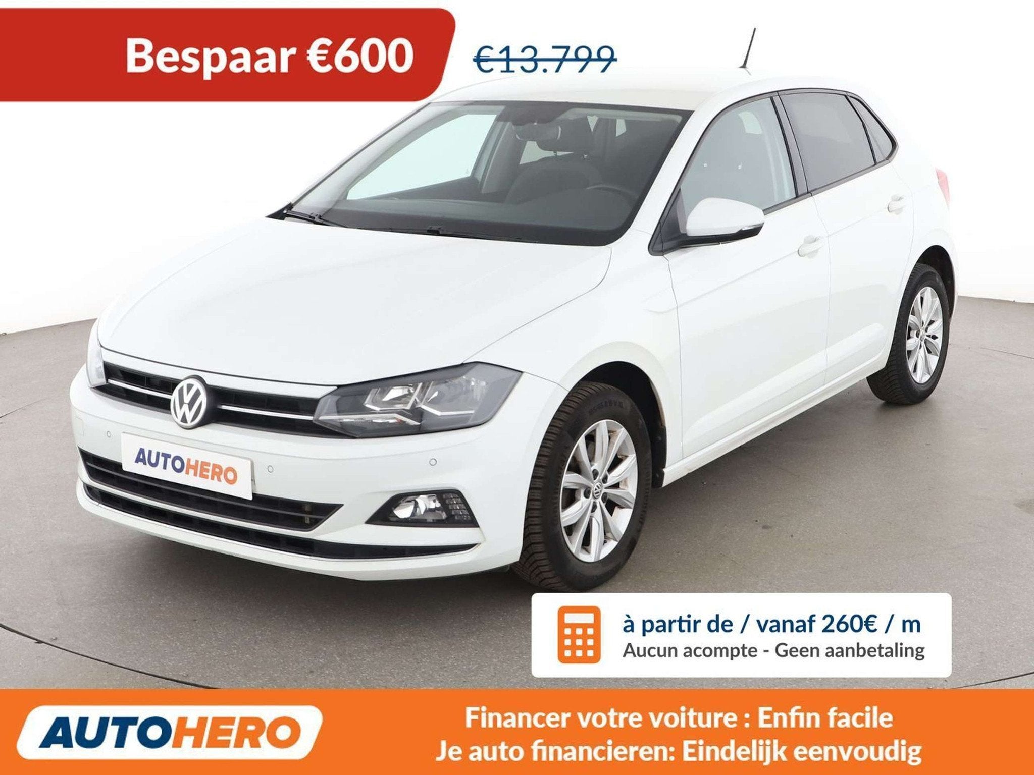 Volkswagen Polo 1.6 TDI Highline (automatique), Autos, Achat, 139 g/km, Euro 6, 5 portes