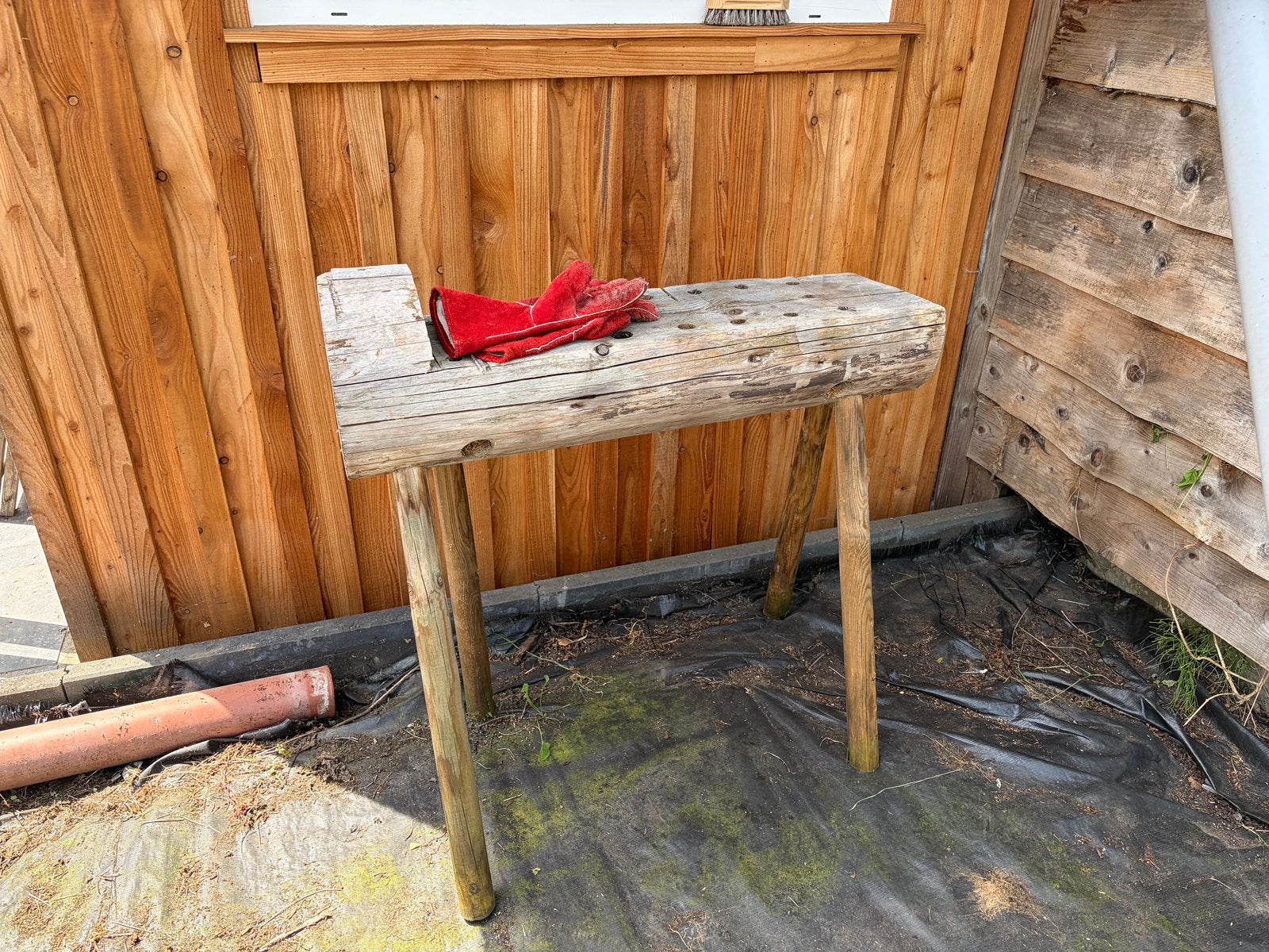 Banc de sculpture, Ophalen, Zo goed als nieuw, Hout