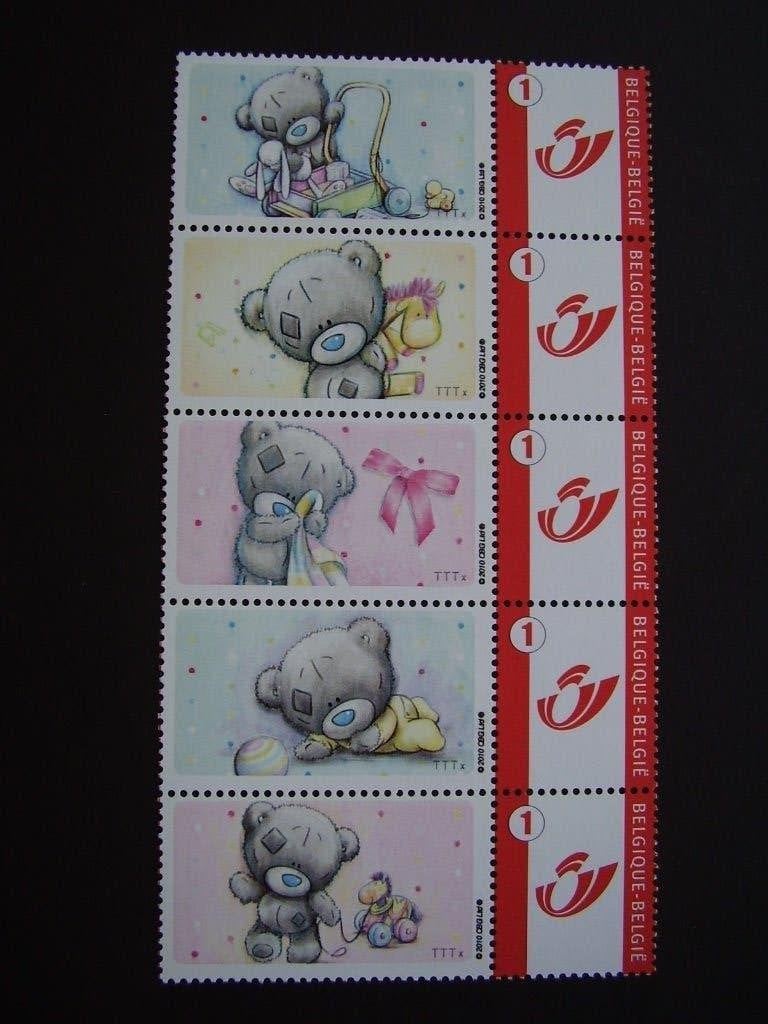 5 x duostamp postfris - Beertjes - P096, Enlèvement ou Envoi, Neuf