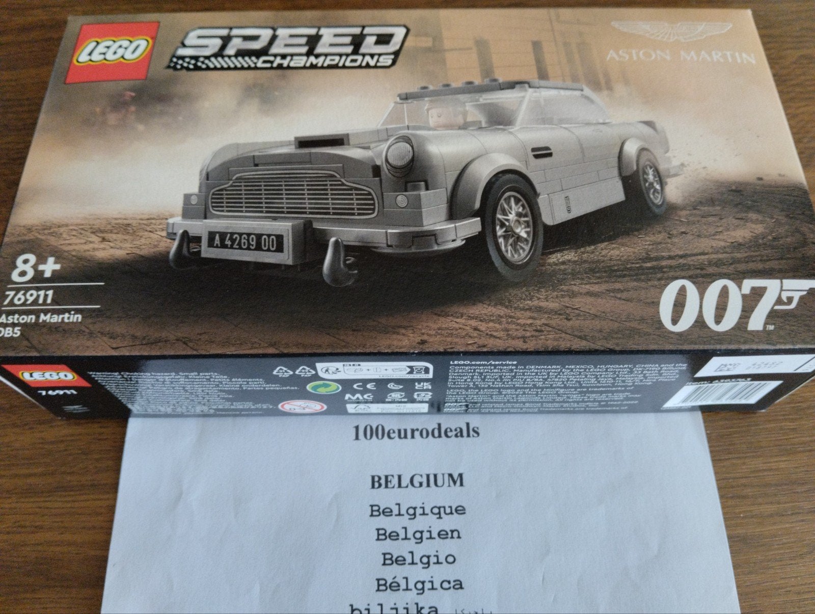 ego Speed Champions 007 Aston Martin DB-nr 76911-, Kinderen en Baby's, Verzenden, Lego, Nieuw, Speed Champions