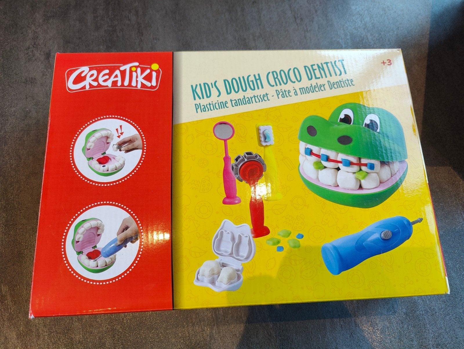 Croco- tandarts Plasticine set, Ophalen, Zo goed als nieuw, Knutselen