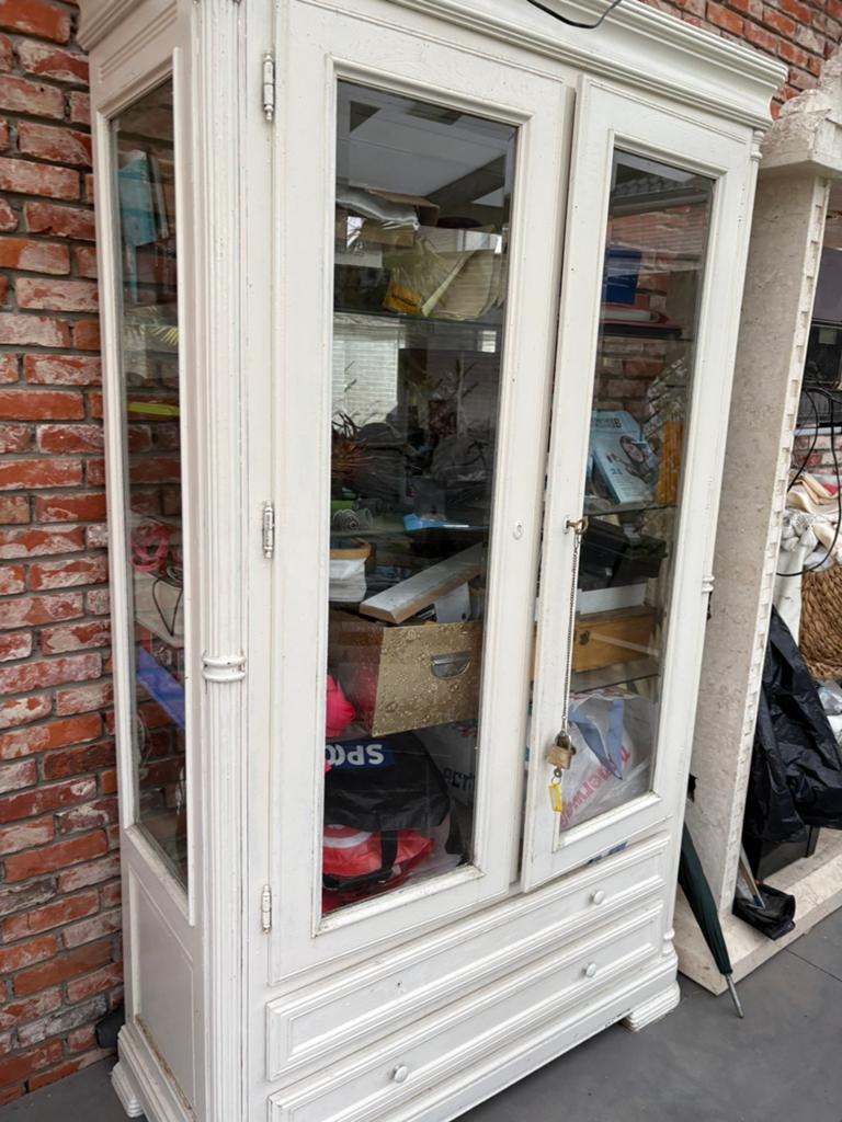Vitrine van Heylen, Doe-het-zelf en Bouw, Raamkozijnen en Schuifdeuren, Ophalen, Gebruikt, Hout