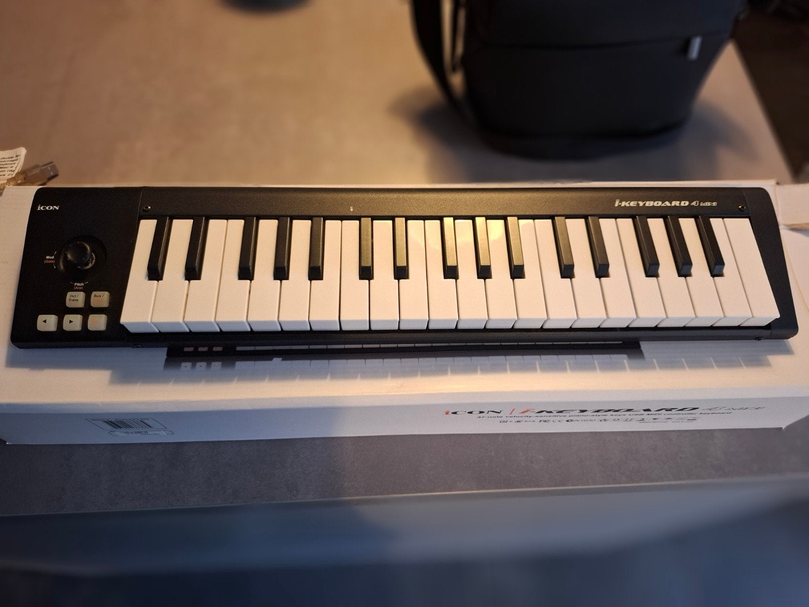 iCON iKeyboard 4 Mini USB/MIDI keyboard 37 toetsen, Muziek en Instrumenten, Ophalen, Zo goed als nieuw