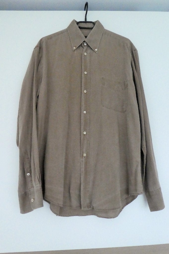 Chemise Homme Zara Beige/Camel Taille L, Enlèvement, Porté, Beige, Zara Man