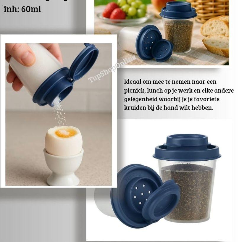 Nieuwe mini kruidenpotjes van tupperware 2 stuks, Huis en Inrichting, Ophalen of Verzenden, Nieuw