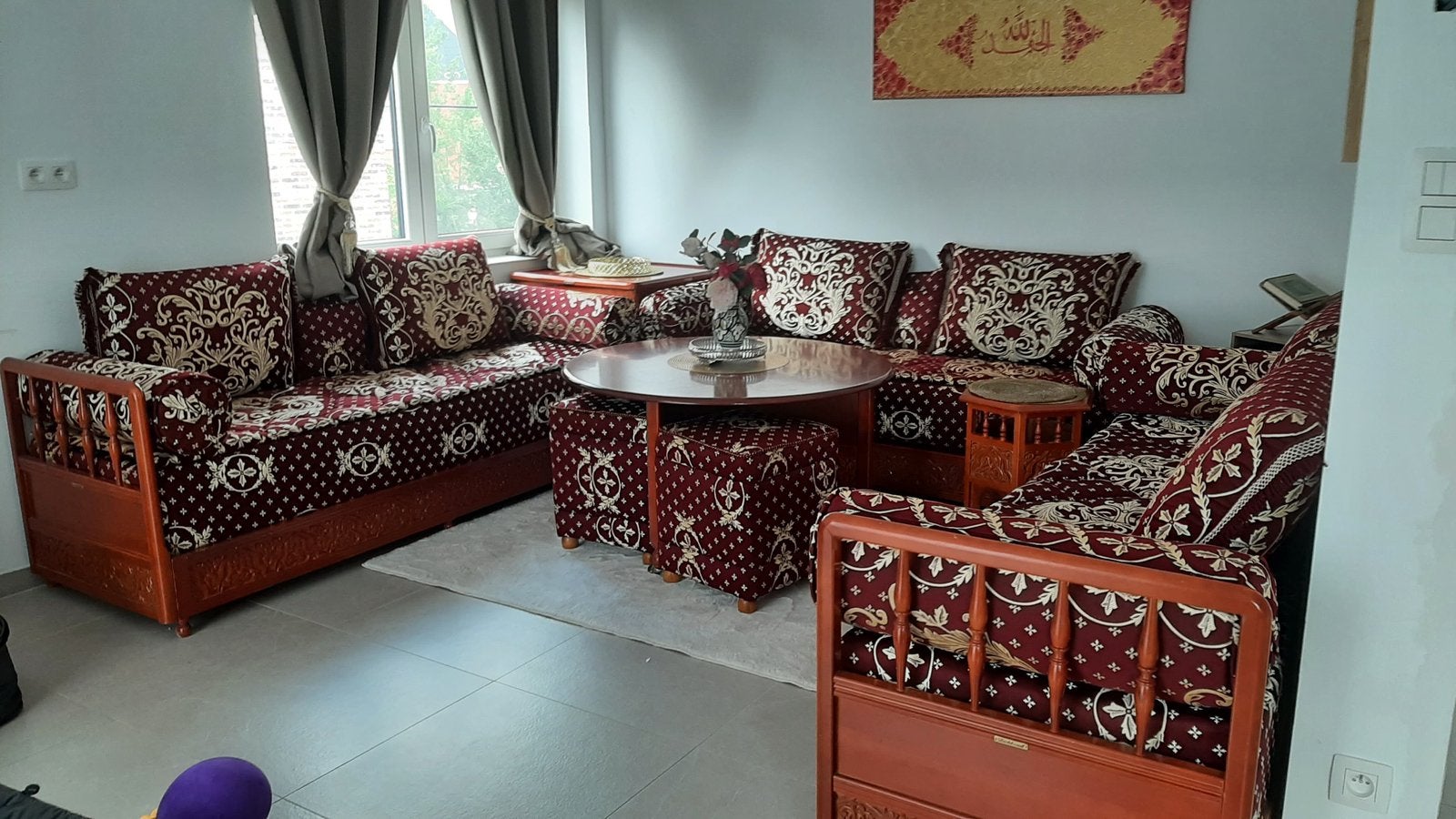 Complete Marokkaanse Salon (Seddari)/ zitplek, Ophalen, Zo goed als nieuw, Overige materialen