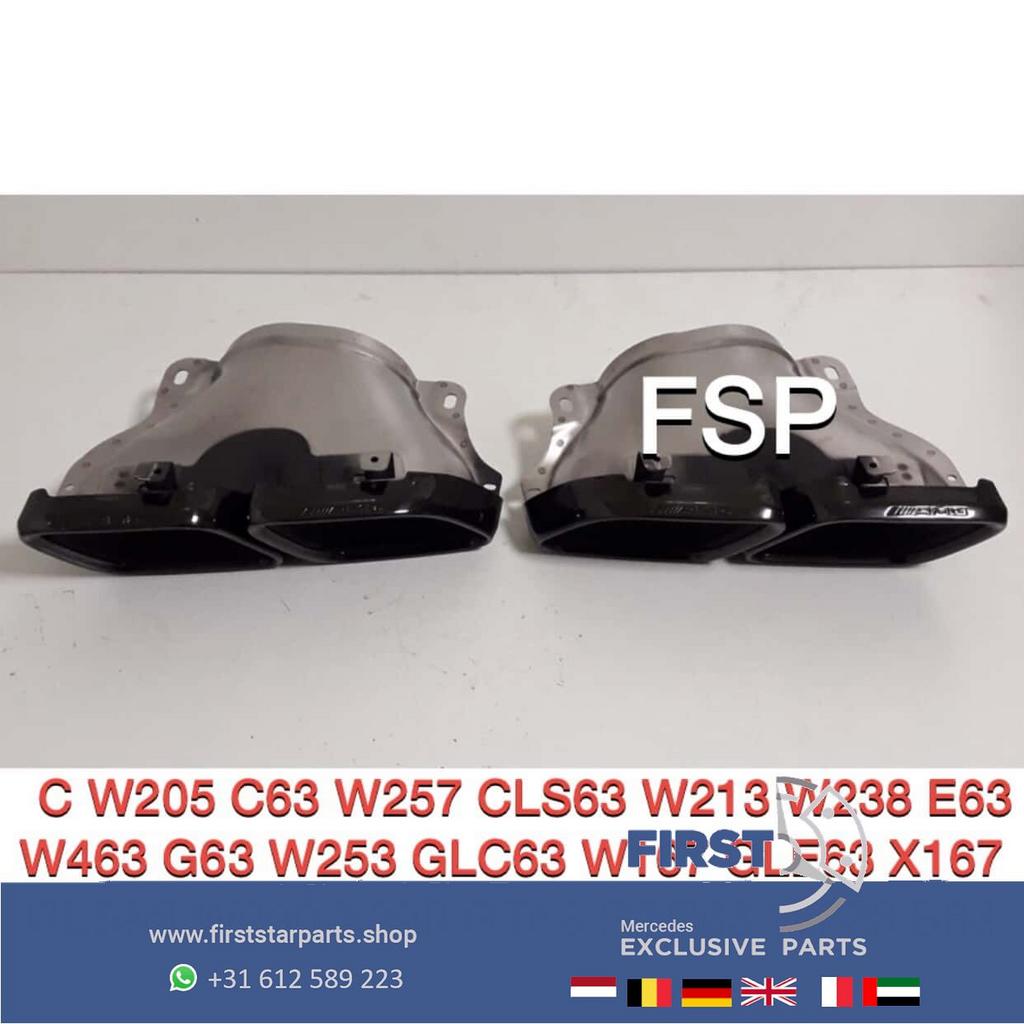 FACELIFT 63 AMG SIERSTUKKEN SET ZWART C63 E63 GLC63 GLE63 G6, Gebruikt, -, Ophalen of Verzenden, -