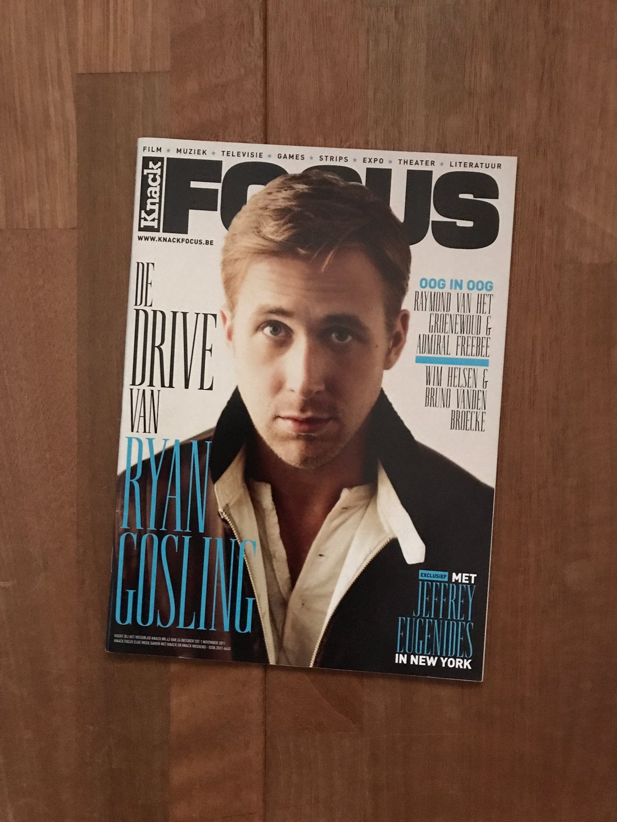 Knack focus ryan gosling drive, Livres, Journaux & Revues, Enlèvement, Comme neuf