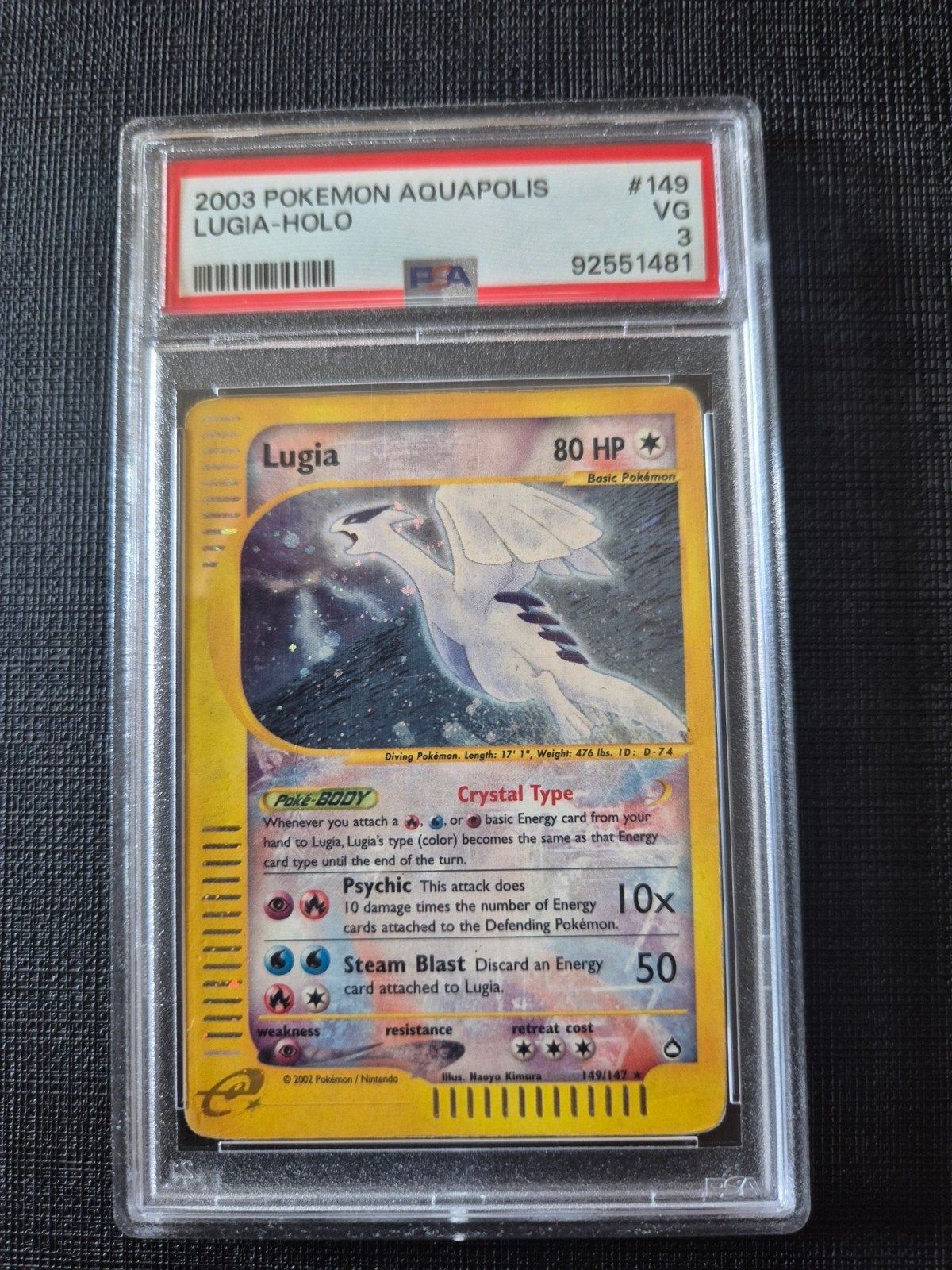 Lugia 149/147 psa 3 !, Ophalen of Verzenden