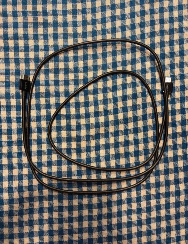 Belkin Ultra Hd Hdmi Cable-4K (60Hz) - 2M+ AUX Cable 1 M-New, Ophalen, Nieuw