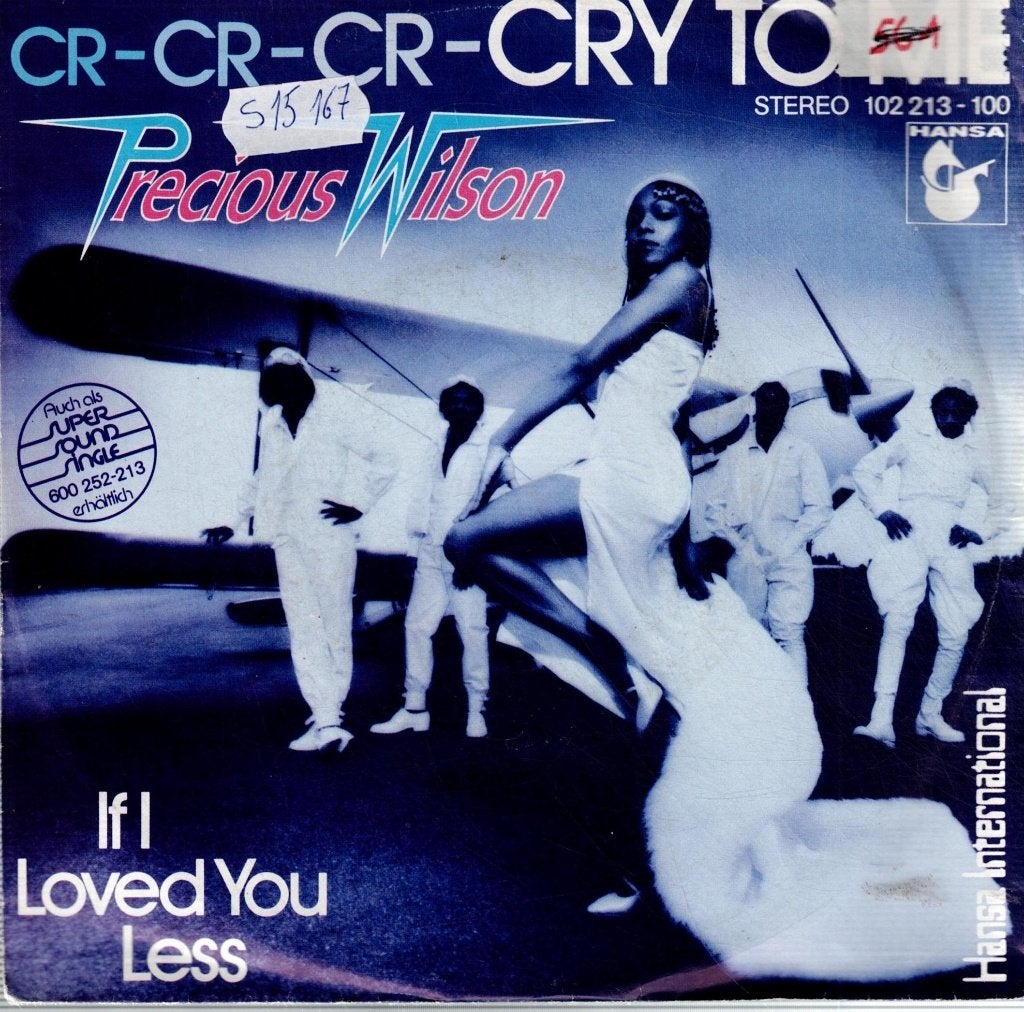 Vinyl, 7"  /  Precious Wilson – Cr-Cr-Cr-Cry To Me, Enlèvement ou Envoi, 7 inch, Autres types