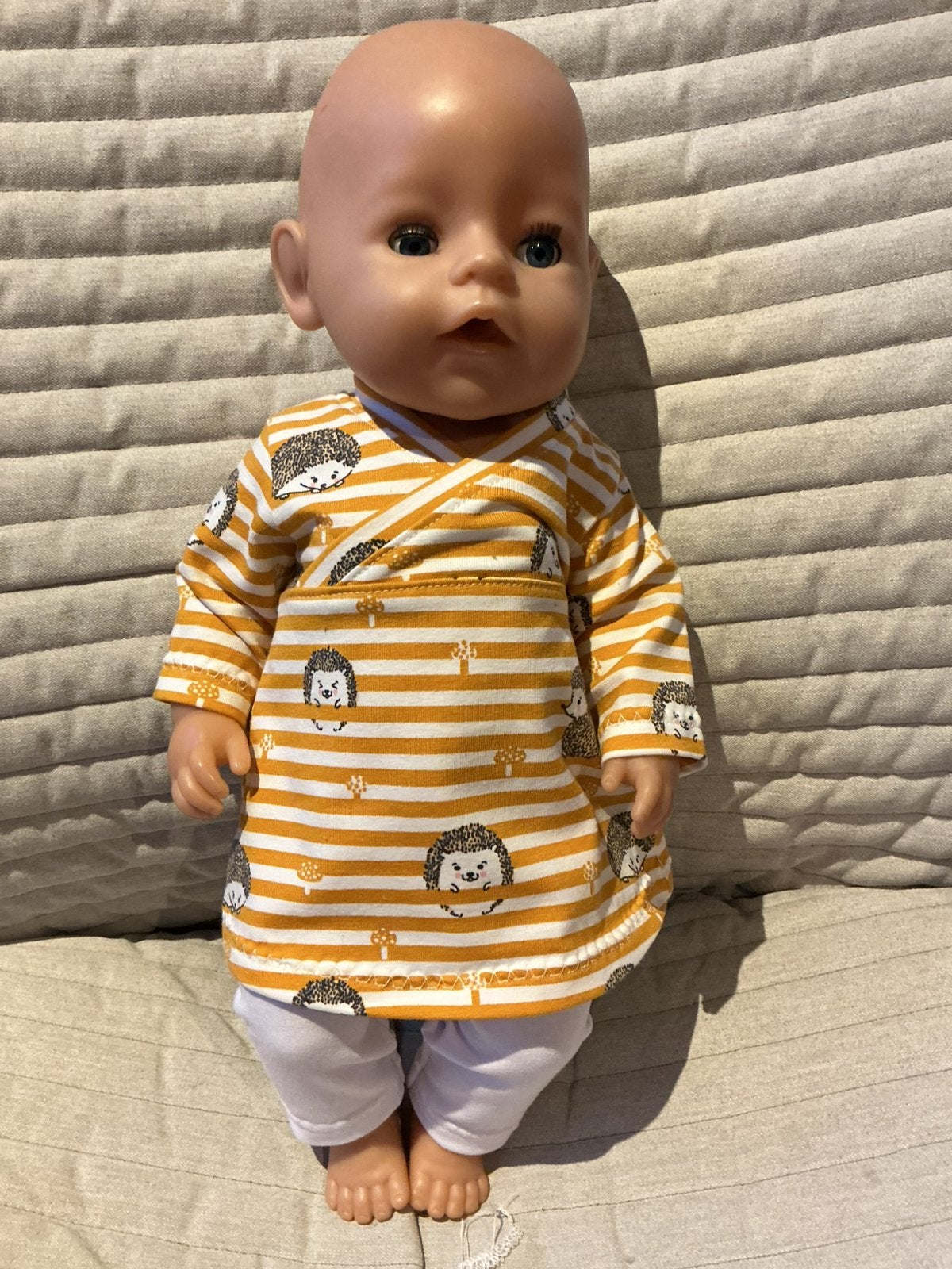 200. Babyborn: Nieuw gestreepte tuniek met legging, Kinderen en Baby's, Ophalen of Verzenden, Nieuw, Babypop