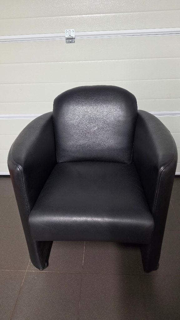 Fauteuil club Jori Belgium, Maison & Meubles, 75 à 100 cm, Comme neuf, Enlèvement, Cuir
