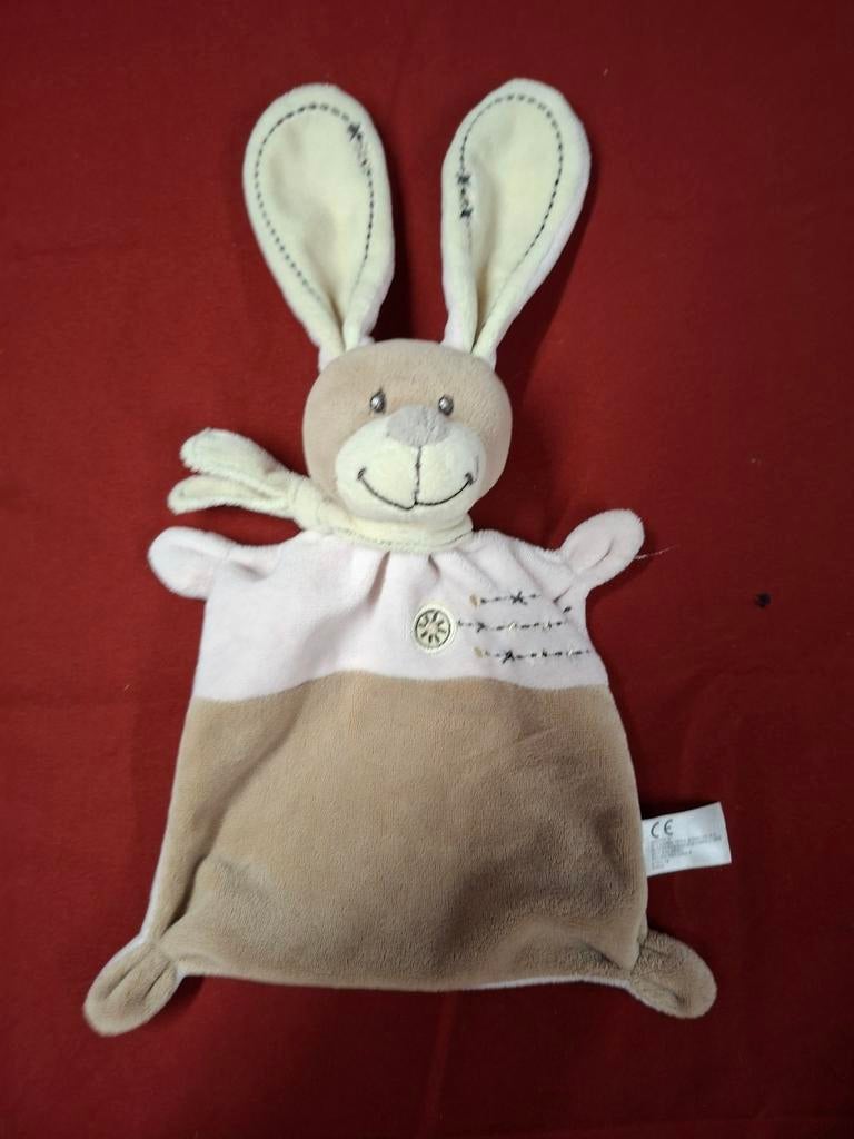 knuffeldoekje : konijn / Nicotoy, Nieuw, Ophalen of Verzenden, Nicotoy, Beige