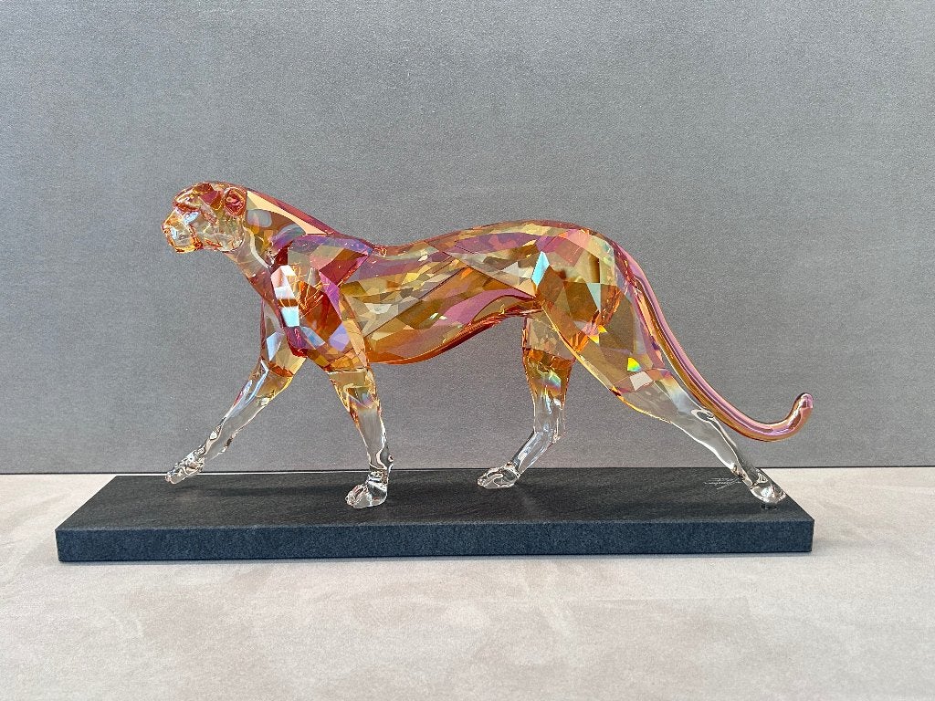 Swarovski Limited Edition Het Jachtluipaard, Verzamelen, Ophalen of Verzenden, Nieuw, Figuurtje
