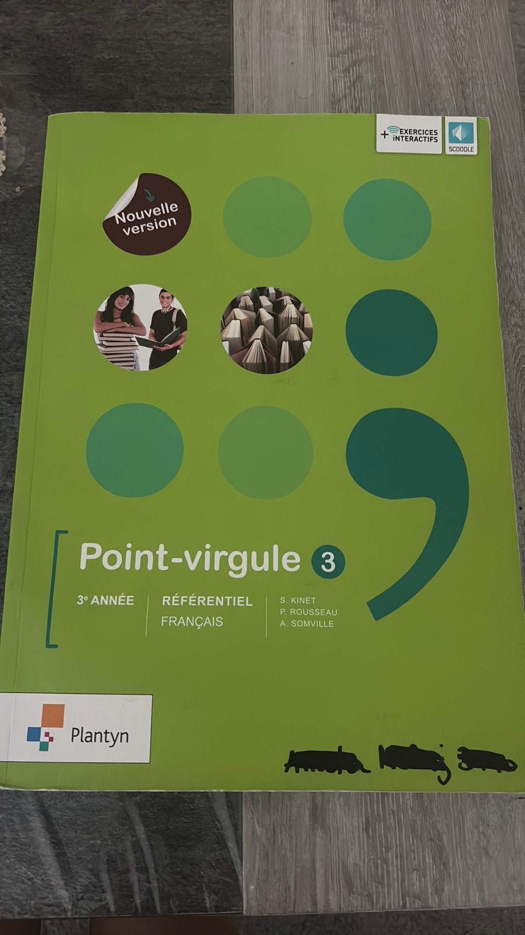 Point-virgule 3 référentiel français, Livres, Enlèvement, Comme neuf, Secondaire, Français