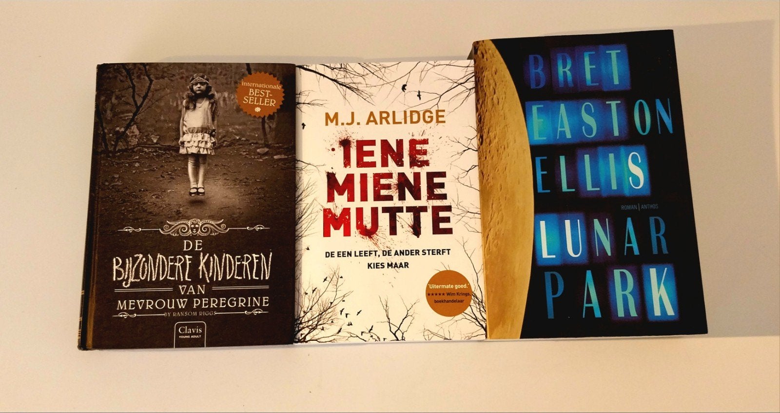 Boekenpakket 3 boeken Ransom Riggs MJ Arlidge Bret East, Ophalen of Verzenden