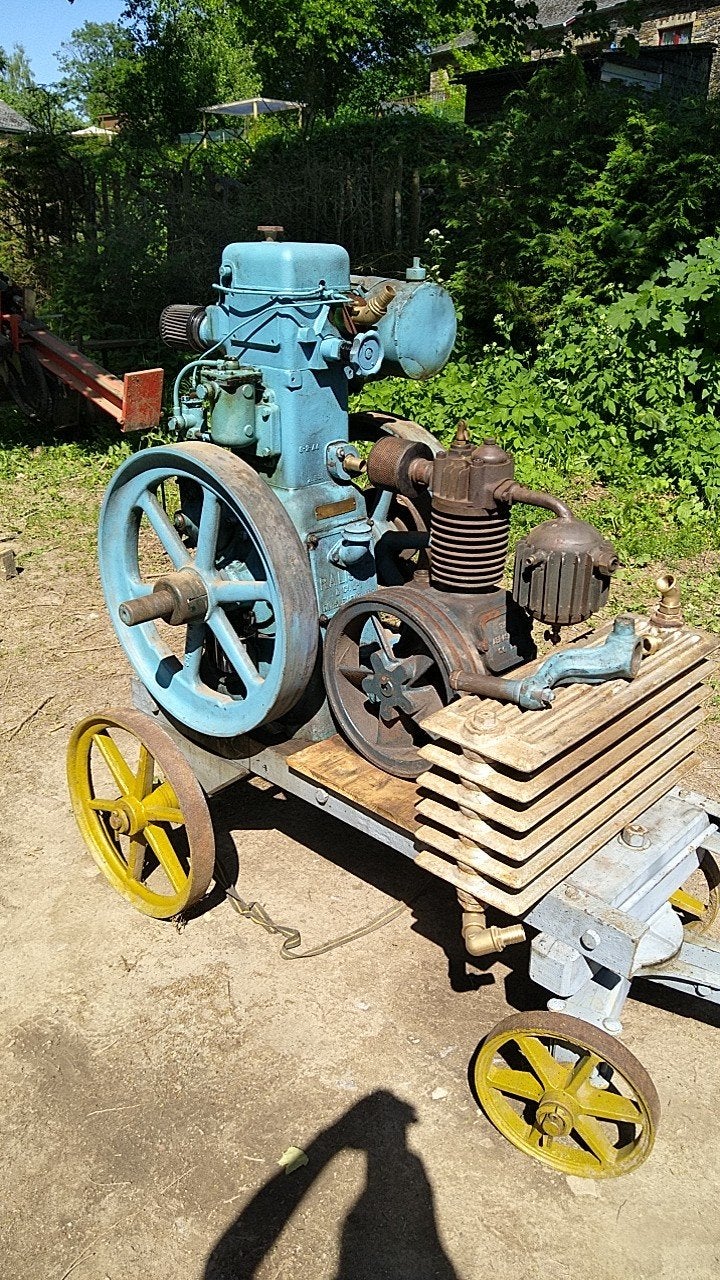 lister cs 6/1 avec compresseur sur chariot., Bricolage & Construction, Enlèvement