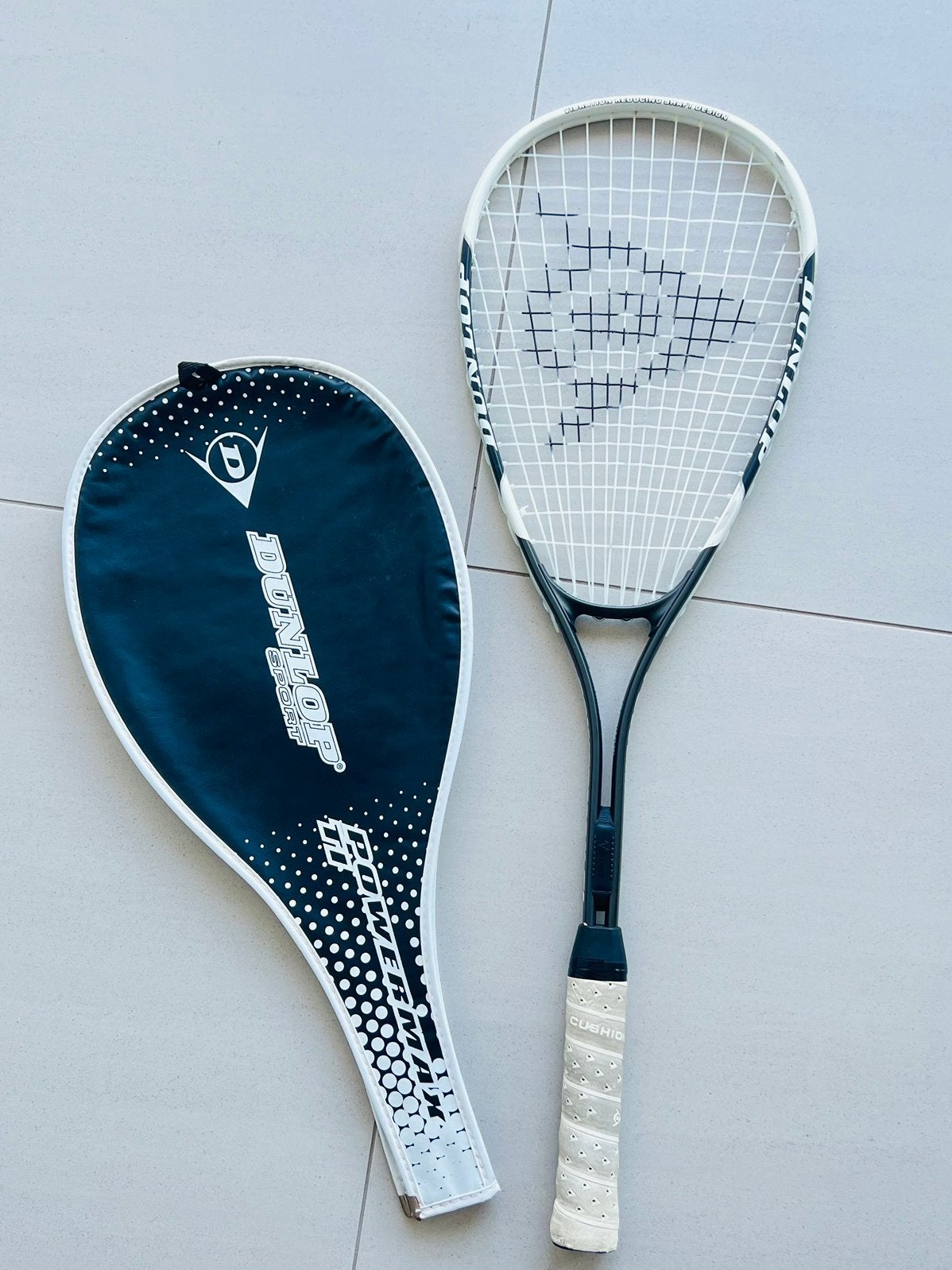 Raquette Dunlop Powermax TI, Enlèvement, Utilisé, Raquette, Avec housse