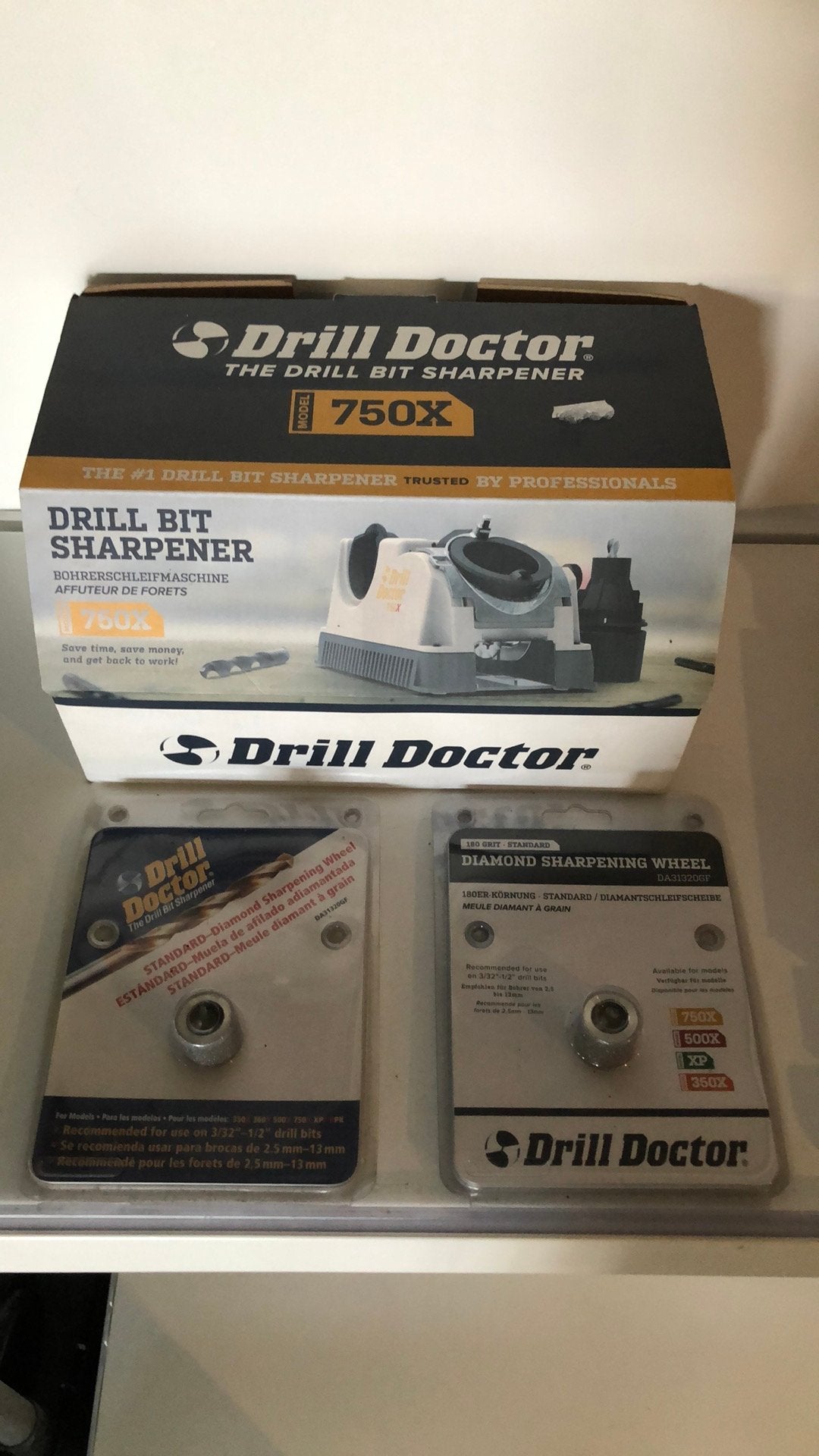 Drill doctor 750X, machine om boorbits scherp te slijpen, Doe-het-zelf en Bouw, Ophalen, Zo goed als nieuw