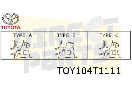 Toyota Corolla Motorkapscharnier Links (type B) Origineel! 5, -, -, Nieuw, Ophalen of Verzenden