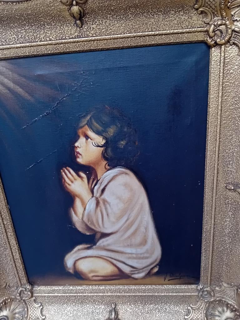 Schilderij lengte 66 cm x breedte 58 cm, Antiek en Kunst, Ophalen