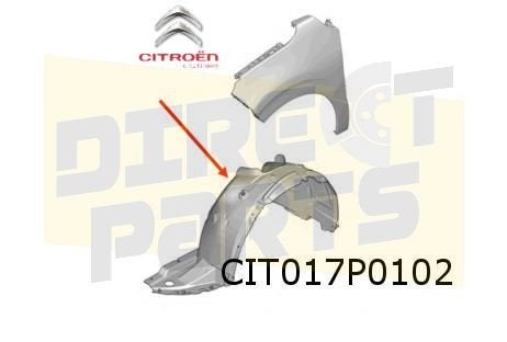Citroën C3 wielkuip Rechts Origineel! 9811931180, Neuf, -, -, Envoi