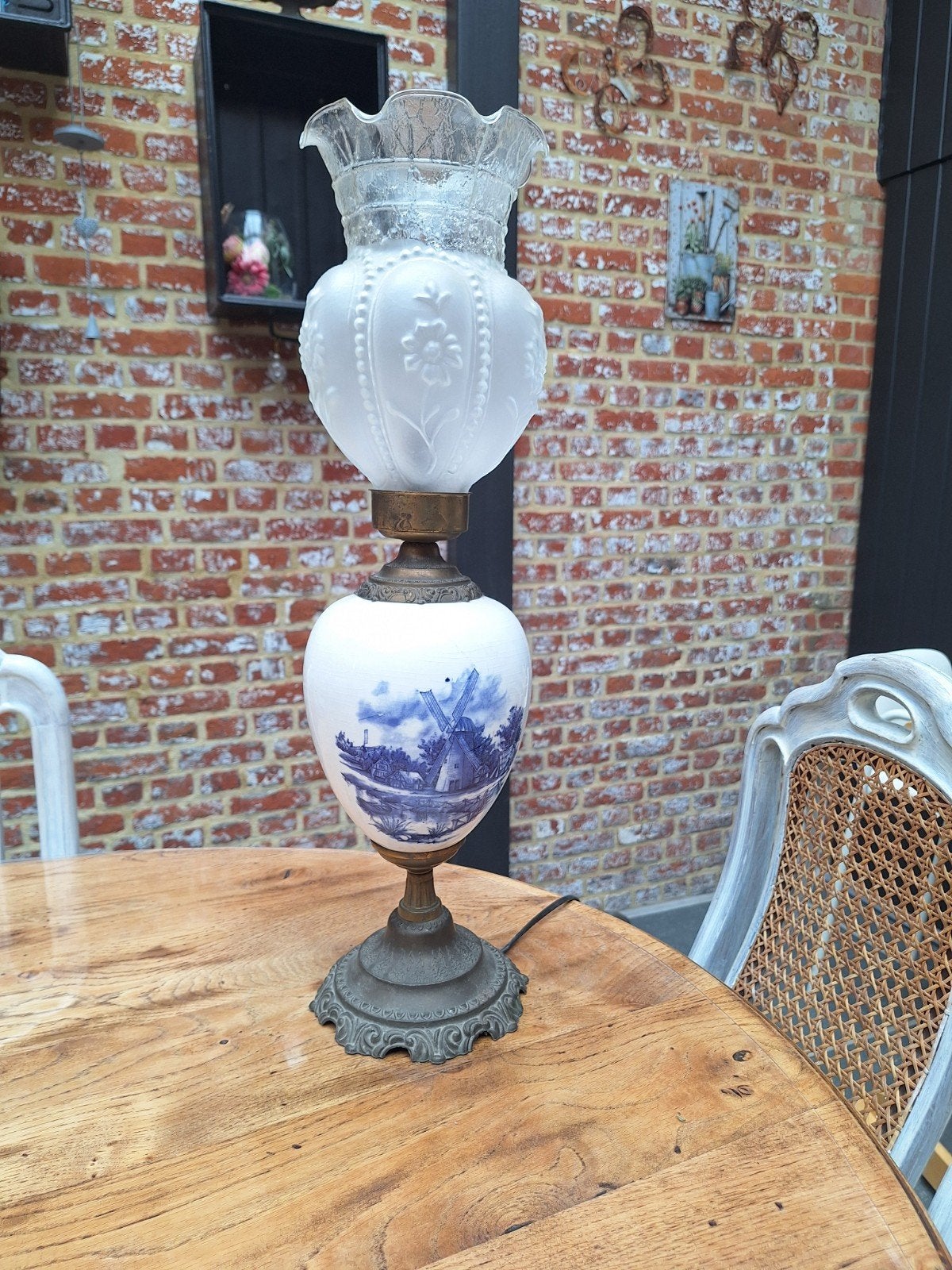 oude antiek lamp, Antiek en Kunst, Ophalen