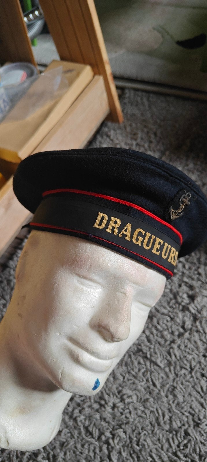 Chapeau bleu marine français, Enlèvement ou Envoi, Marine