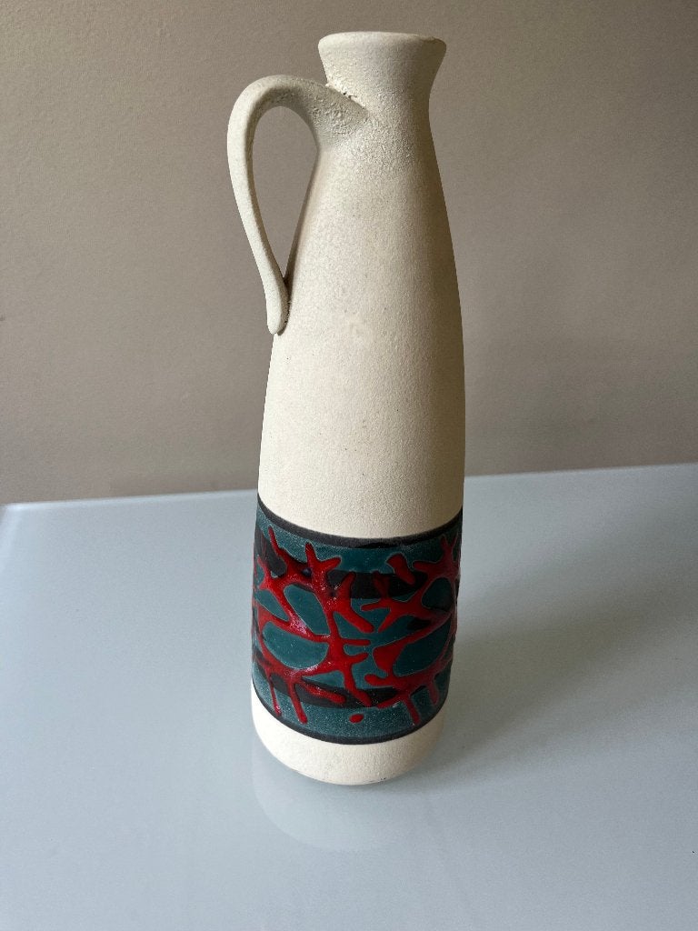 Porseleinen vaas mid century West -Germany, Antiek en Kunst, Antiek | Keramiek en Aardewerk, Ophalen of Verzenden