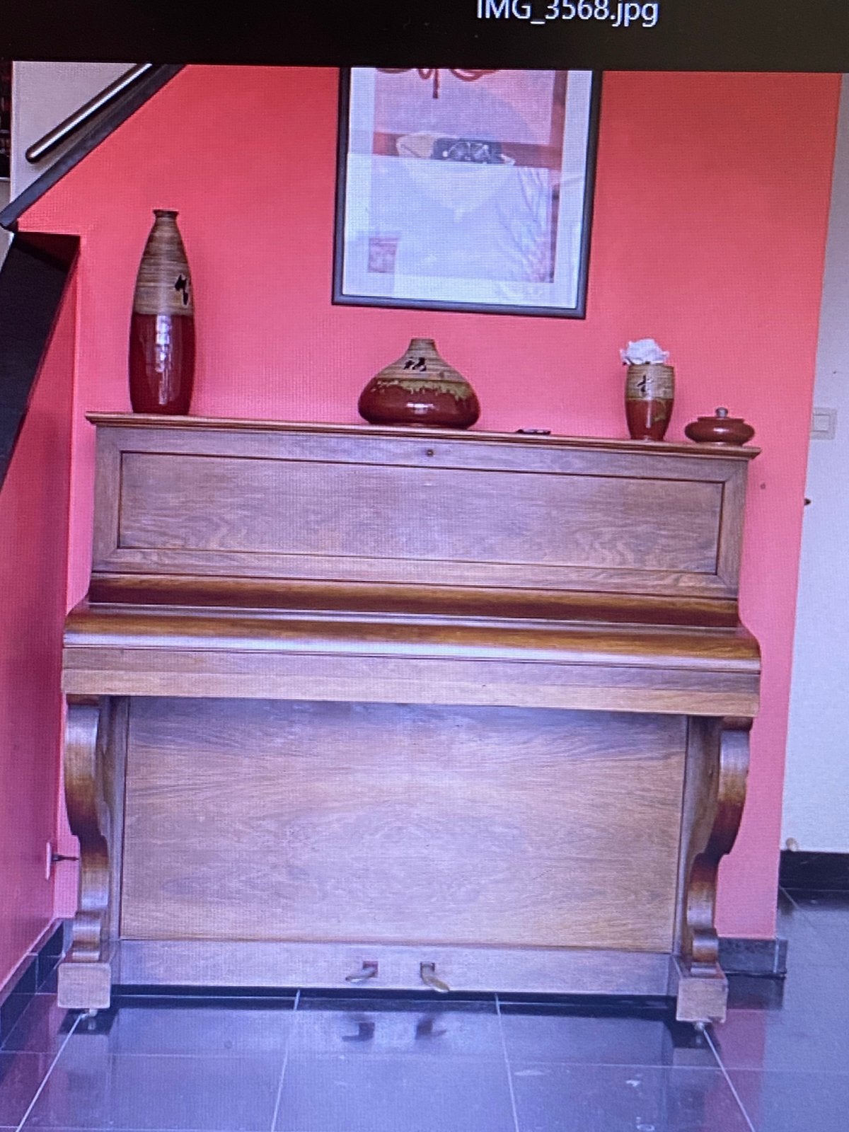 Piano ancien Pleyel Paris 1867-1868 d’époque authentique, Musique & Instruments, Enlèvement, Comme neuf, Piano