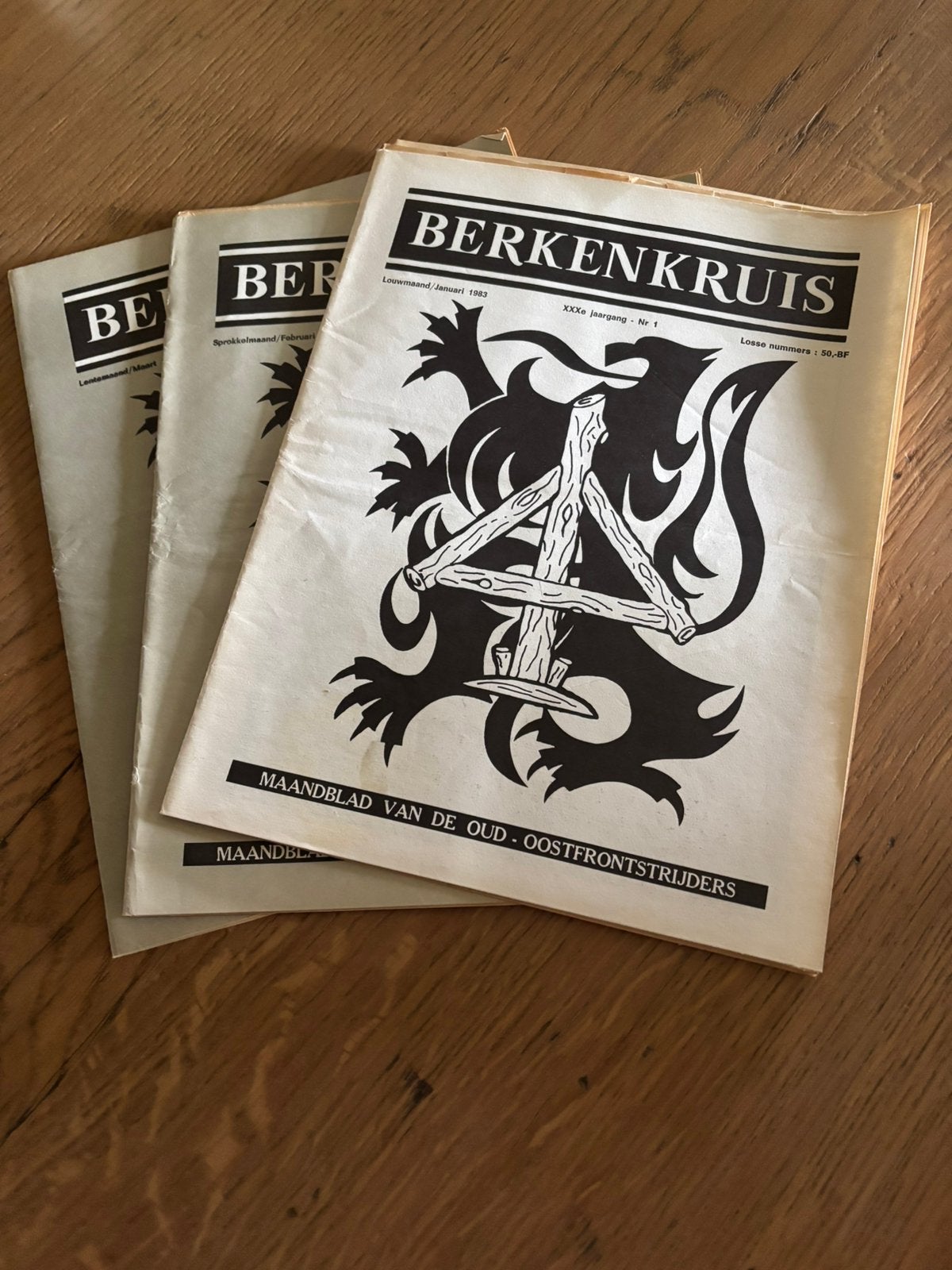 Tijdschriften Berkenkruis 1983, Verzamelen, Militaria | Algemeen, Ophalen of Verzenden