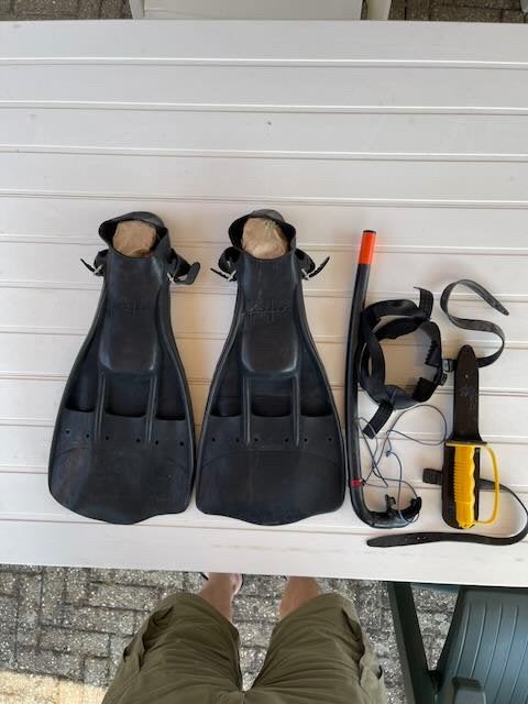 Snorkel uitrusting merk Beuchat, Watersport en Boten, Snorkelen, Ophalen, Gebruikt, Snorkelset