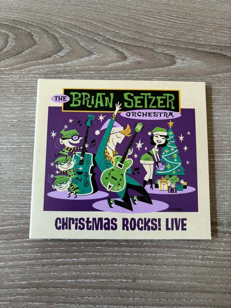 The Brian Setzer orchestra cd. Christmas rocks live. 2 euro., CD & DVD, CD | Instrumental, Enlèvement ou Envoi, Comme neuf