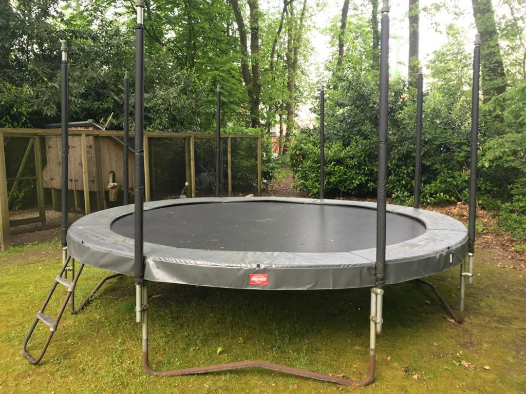 Ronde trampoline Berg 4,3 m, Enlèvement, Utilisé
