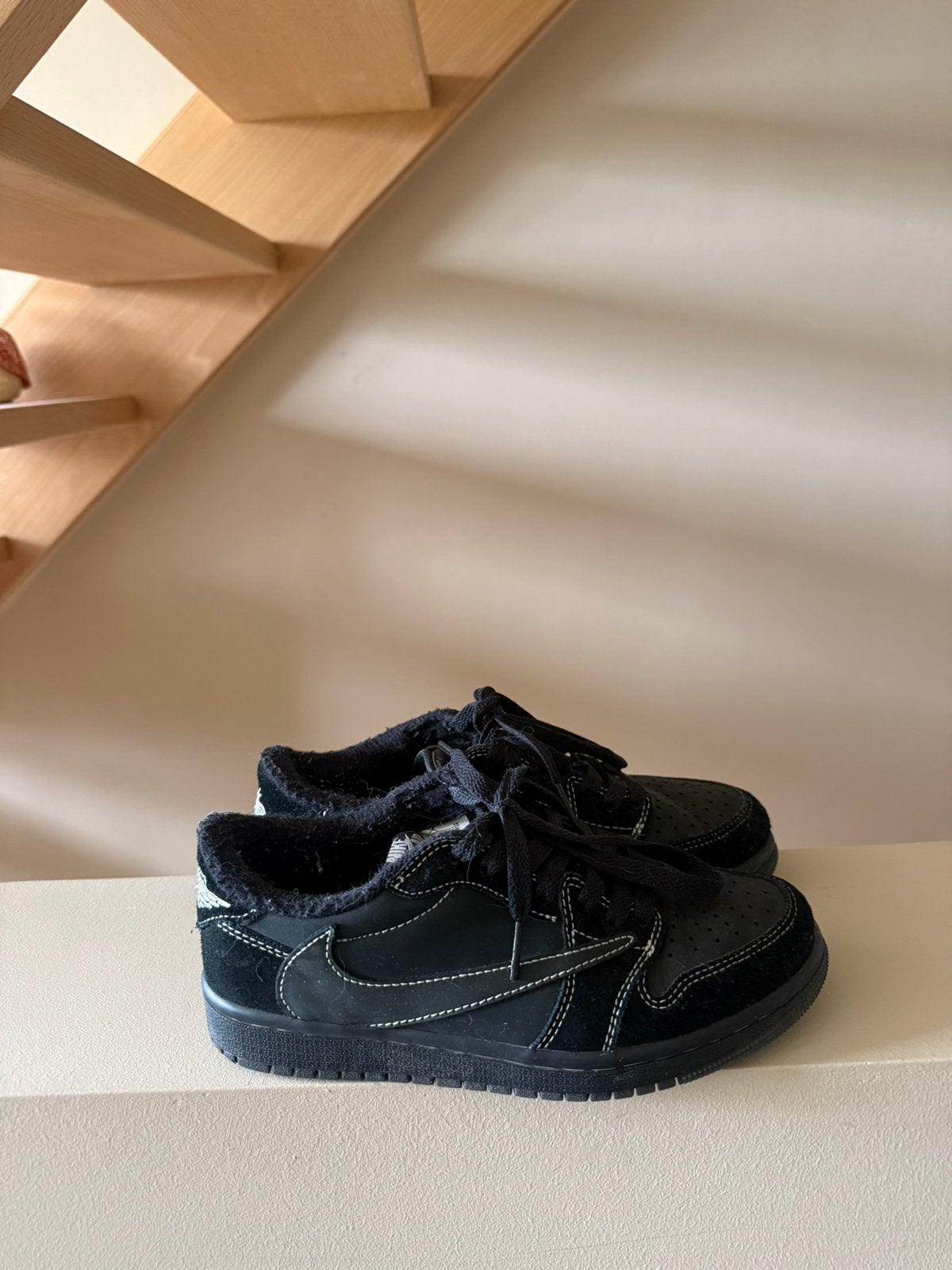 Air jordan low travis scott Black Phantom, Ophalen, Zo goed als nieuw