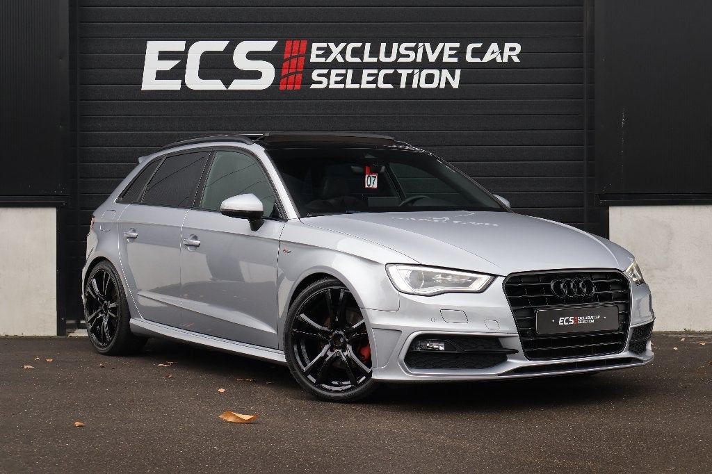 Audi A3 Sportback 2x S line | S Tronic | Panorama | Keyless, Auto's, Dealer onderhouden, 4 cilinders, Leder en Stof, Bedrijf
