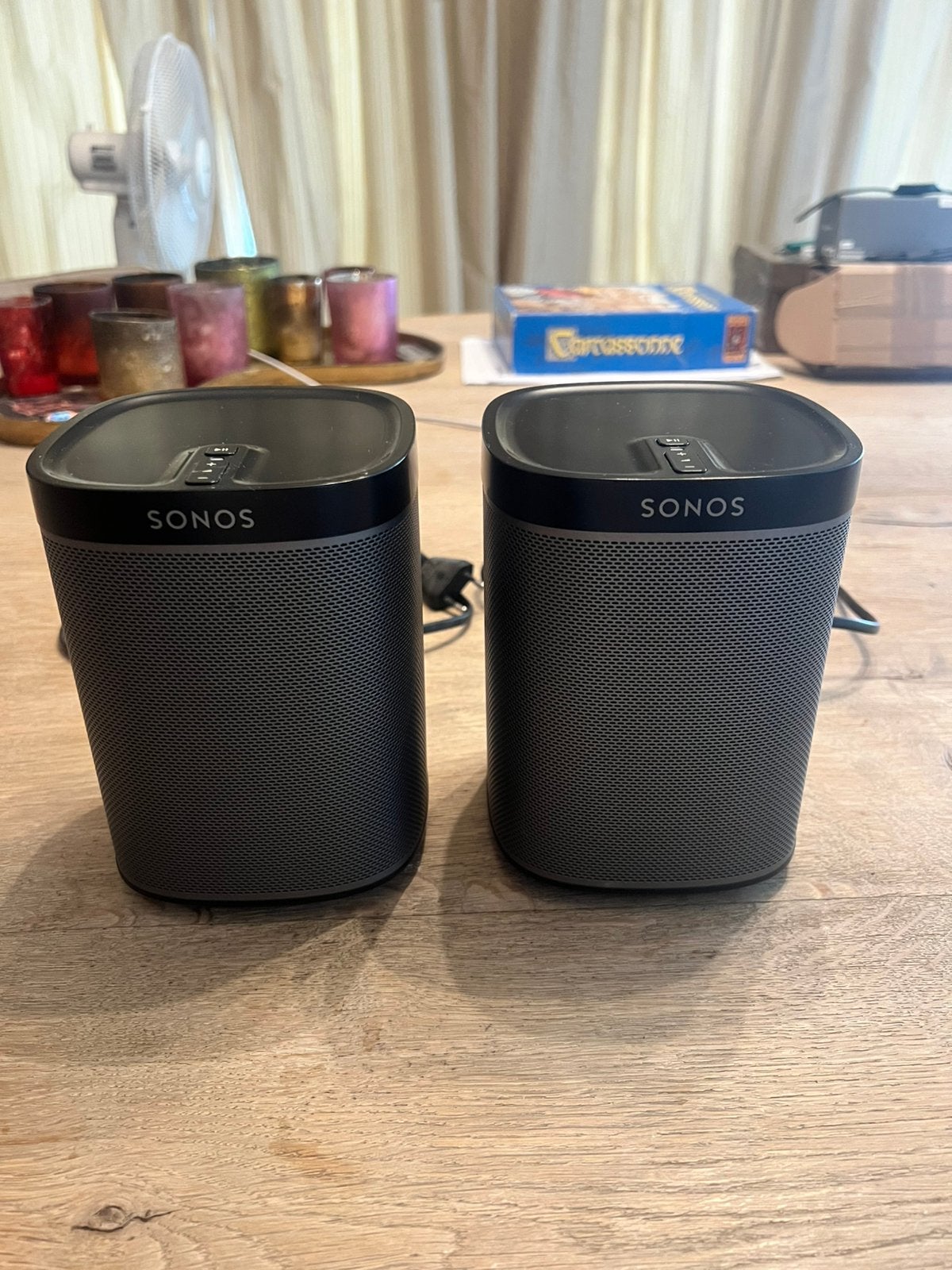 Sonos Play 1 Zwart – Set van 2 speakers (Stereopaar), Enlèvement ou Envoi, Comme neuf, Sorento