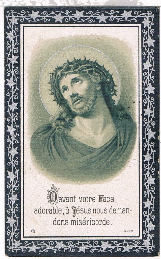 Bp. Vanden Bosch Maria. ° Ninove 1880 † Zellick 1916, Enlèvement ou Envoi, Image pieuse
