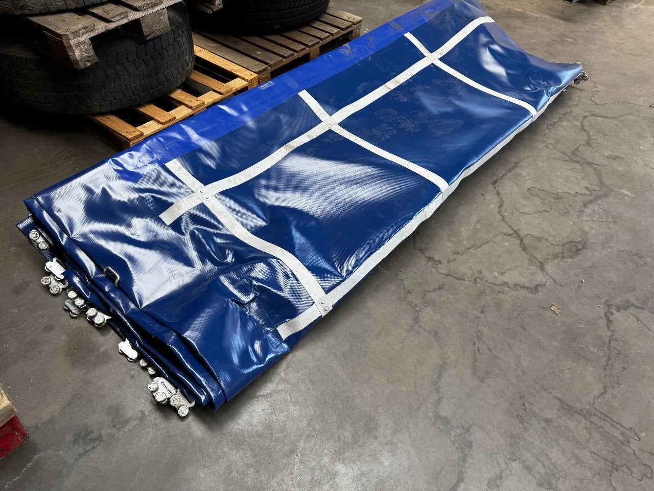 Groenewegen SET nieuwe blauwe XL zeilen (RAL 5013) voor Groe, Auto-onderdelen, Nieuw