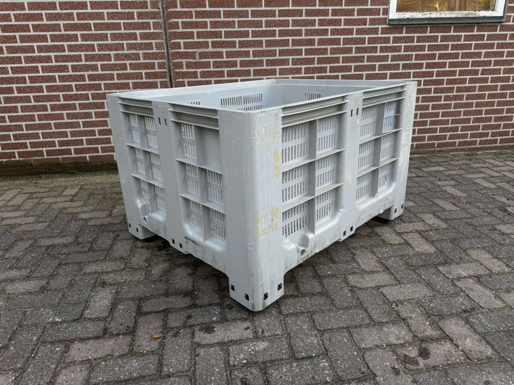 Geperforeerde kunststof palletbox hooibox, slowfeeder, fruit, Niet ingevuld, Niet ingevuld, Ophalen of Verzenden, Zo goed als nieuw